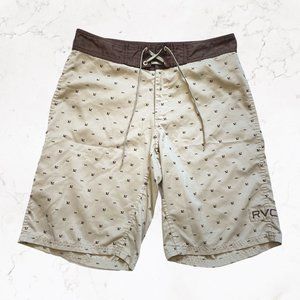 RVCA By PM Tenore Tan/Brown Boardshorts Mens